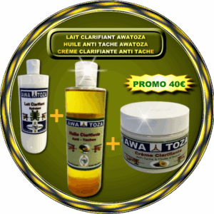 LAIT CLARIFIANT + HUILE ANTI TACHE + CRÈME